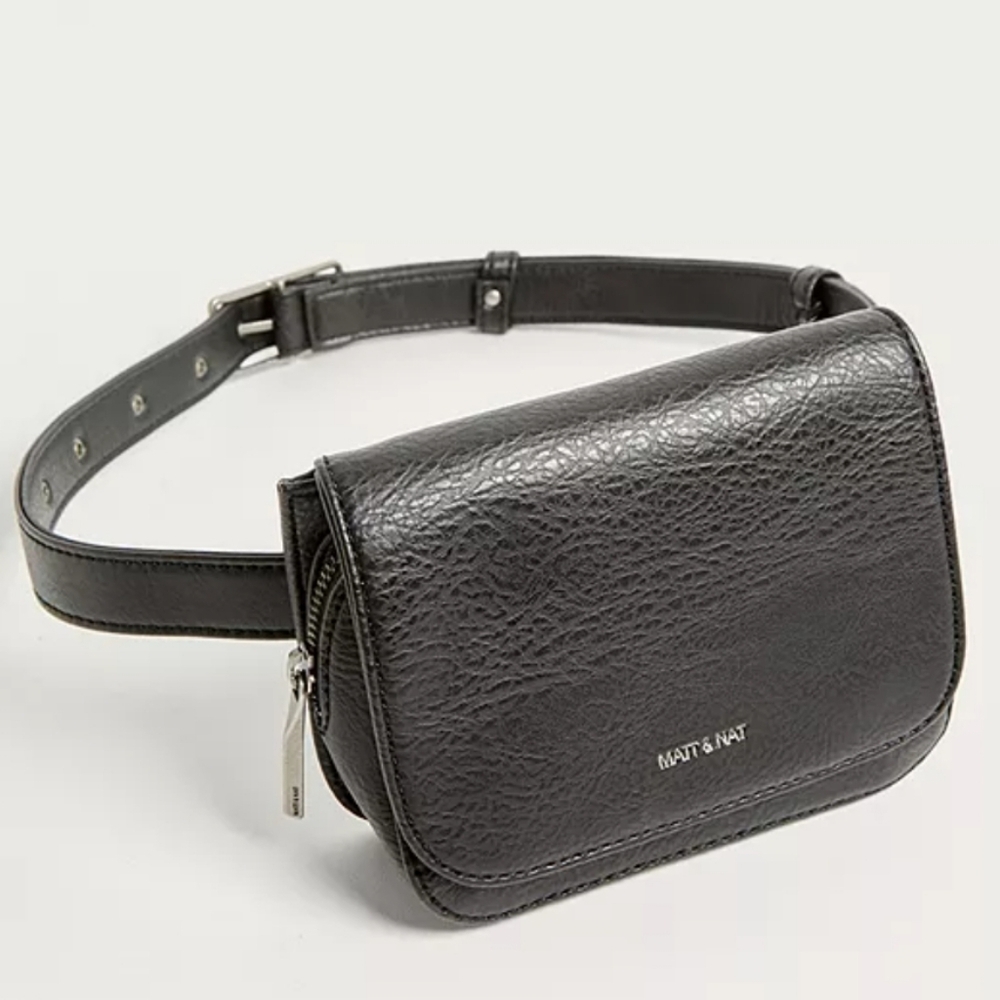 Matt & Nat Charcoal Belt Bag